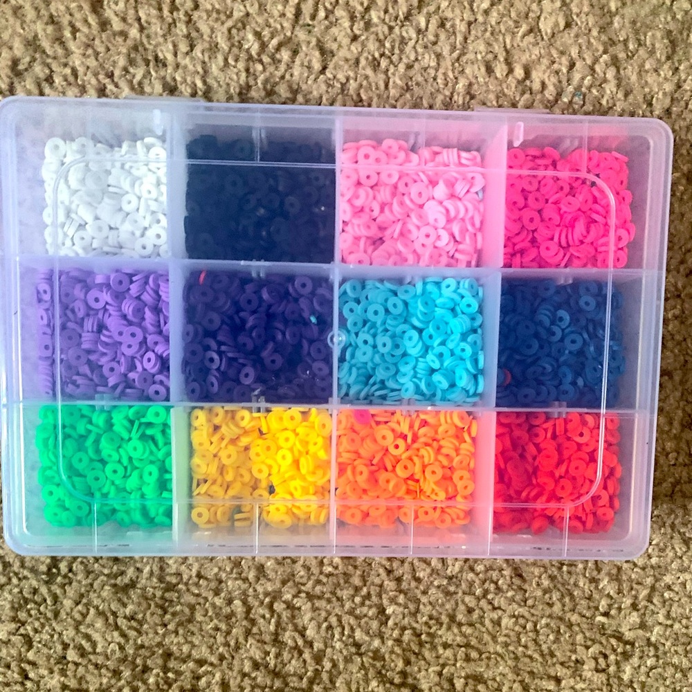 This a clay bead making kit [string not included]